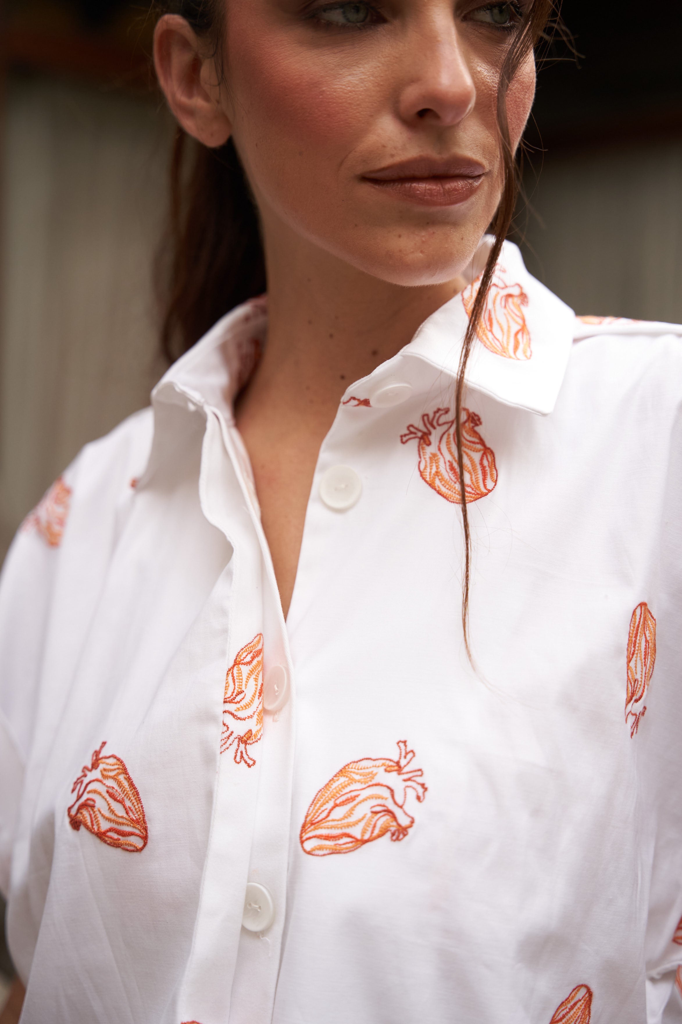 Camisa Creta Bordada