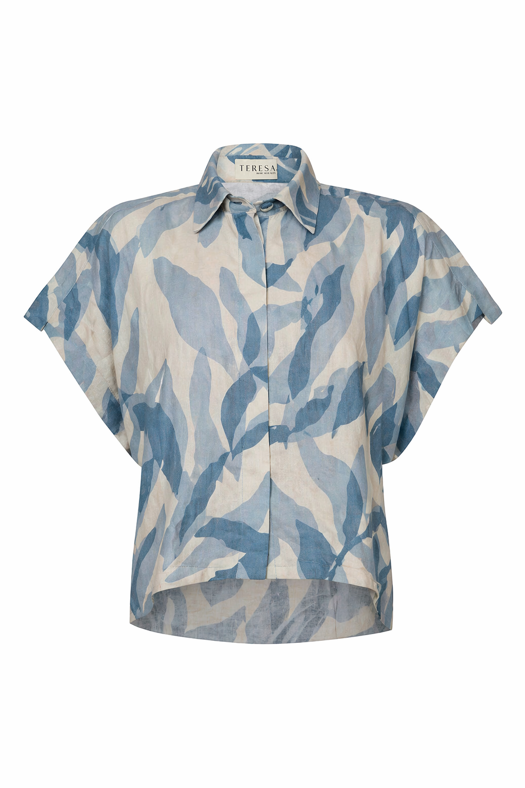 Camisa Creta Algas Azul