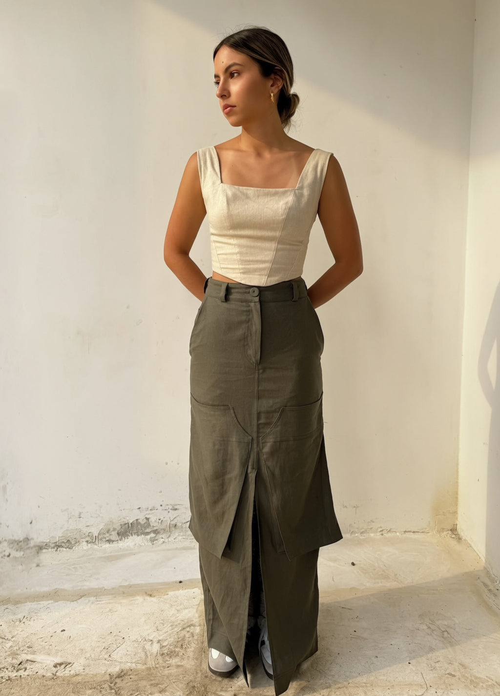 Falda Paula Verde