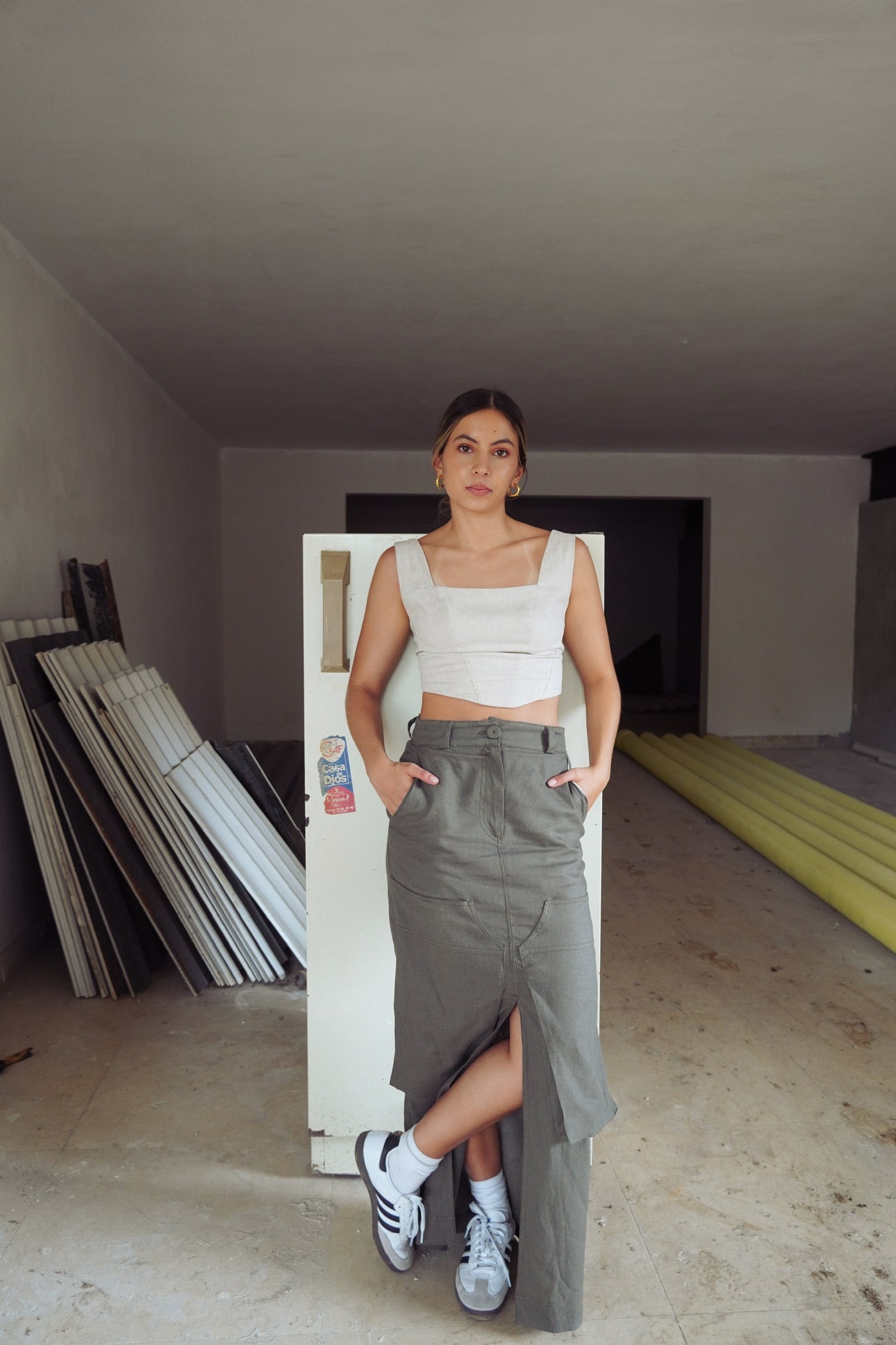 Falda Paula Verde