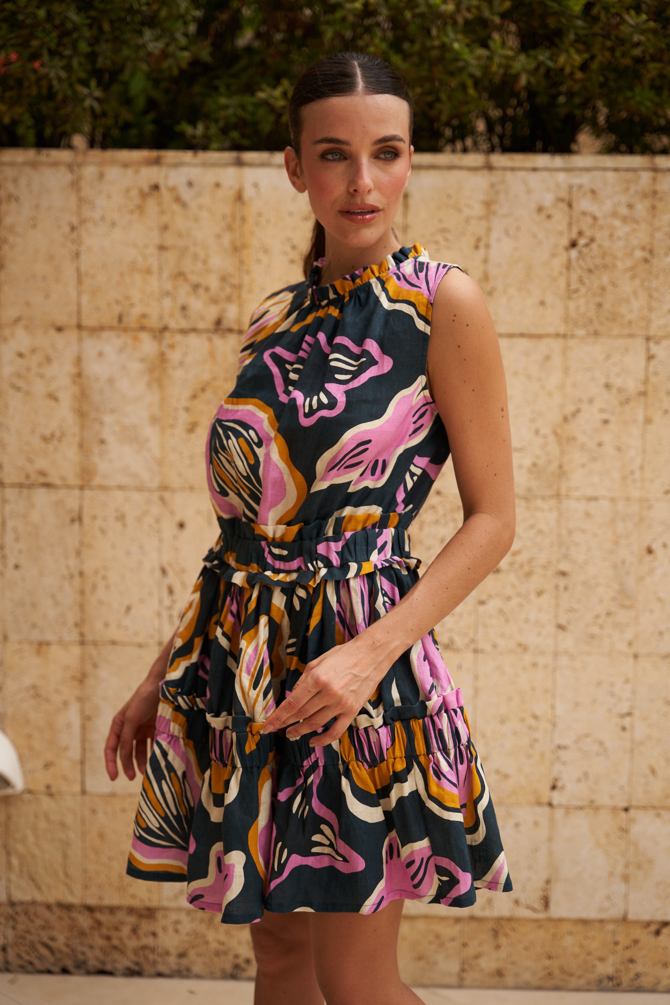 Vestido Santorini Morado