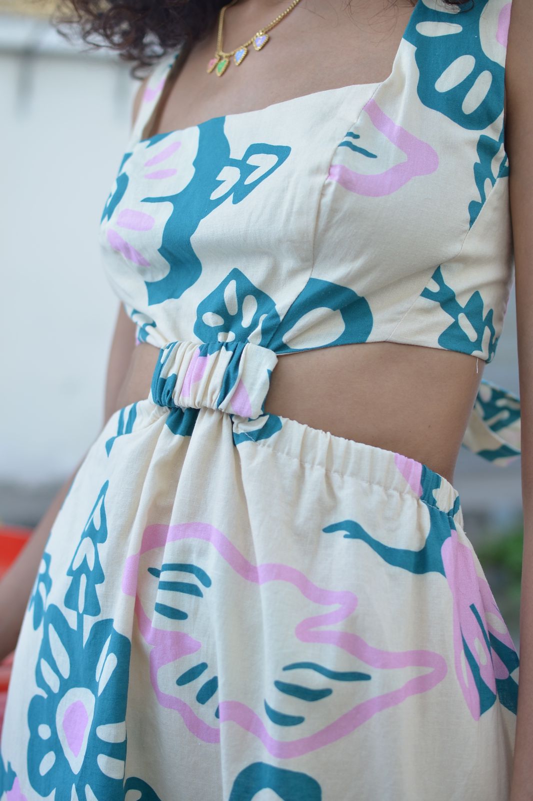 Vestido Libertad Aguamarina